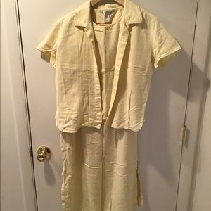 Three Pieces short sleeve summer suits